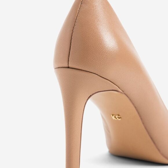 Kenneth Cole RILEY 85 LEATHER HEEL WITH REBOUND size 8 latte NWT in box - Picture 6 of 14